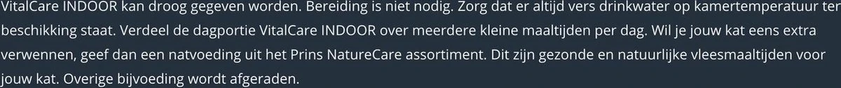 Prins VitalCare Indoor 5 Kg - Kat 9 Prins VitalCare Indoor 5 Kg - Kat - Afbeelding 9