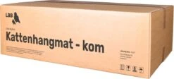 Kattenhangmat - Voor Aan Het Raam - Kom Vorm - Kattenmand - Raam - Hangmat Kat - Dieren - Kattenbed - Kattenmand - Slaapplek - Ligplaats - Grijs -Kattenbenodigdheden Winkel 1200x545