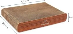 Pfotenolymp® Wandkrabplank / Krabmat - Wandkrabplank / Kattenkrabplank / Wandkrabmat (44cmx29cm) -Kattenbenodigdheden Winkel 1200x559
