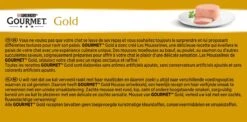 Gourmet Gold Mousse - Kattenvoer Natvoer - Met Tonijn, Lever, Kalkoen, Rund - 48 X 85 G -Kattenbenodigdheden Winkel 1200x591