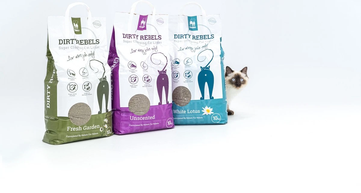 Dirty Rebels Kattenbakvulling - 10 L - Geurloos / Zonder Geur - Sterk Klontvormend - Stofvrij - 100% Natuurlijk - Premium Kwaliteit Van Petrebels 7 Dirty Rebels Kattenbakvulling - 10 L - Geurloos / Zonder Geur - Sterk Klontvormend - Stofvrij - 100% Natuurlijk - Premium Kwaliteit Van Petrebels - Afbeelding 7