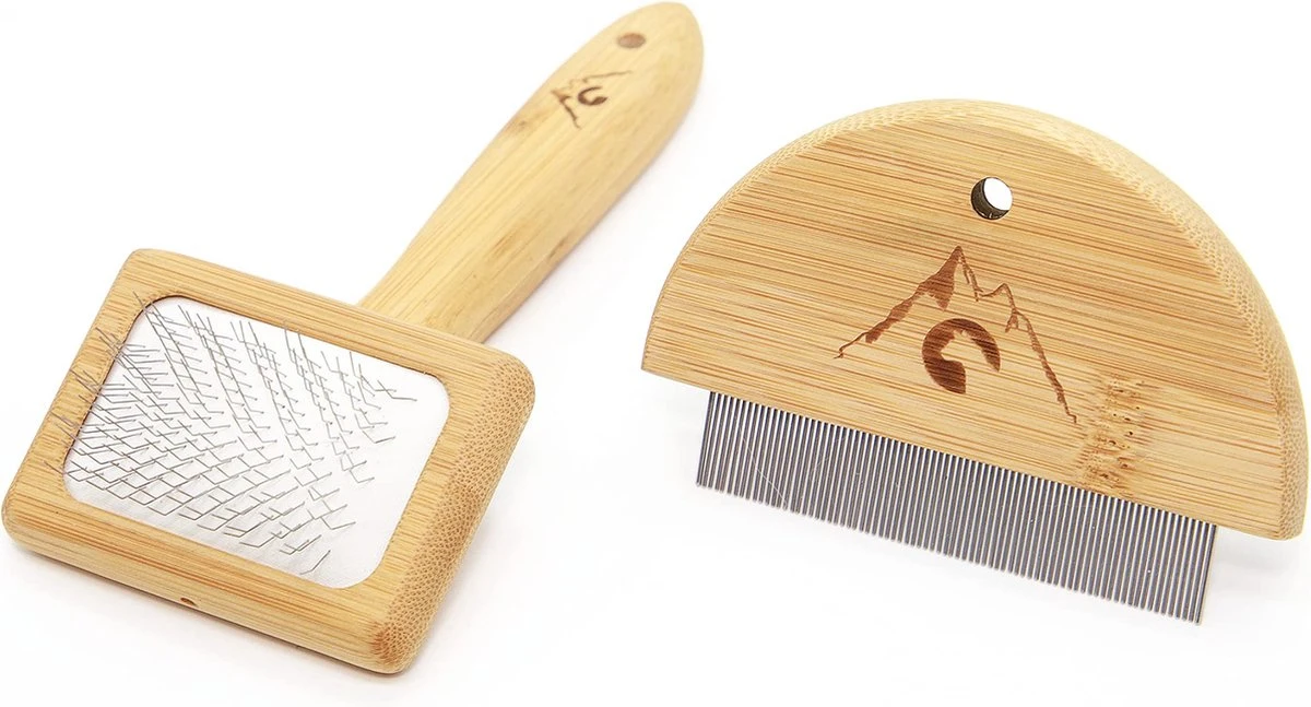 Pfotenolymp® Zachte Borstel & Vlooienkam Voor Katten Set - Kattenborstel I Kattenkam - Luizenkam I Netenkam Voor Katten - Tegen Luizen & Vlooien - Kattenhaarborstel 1 Pfotenolymp® Zachte Borstel & Vlooienkam Voor Katten Set - Kattenborstel I Kattenkam - Luizenkam I Netenkam Voor Katten - Tegen Luizen & Vlooien - Kattenhaarborstel