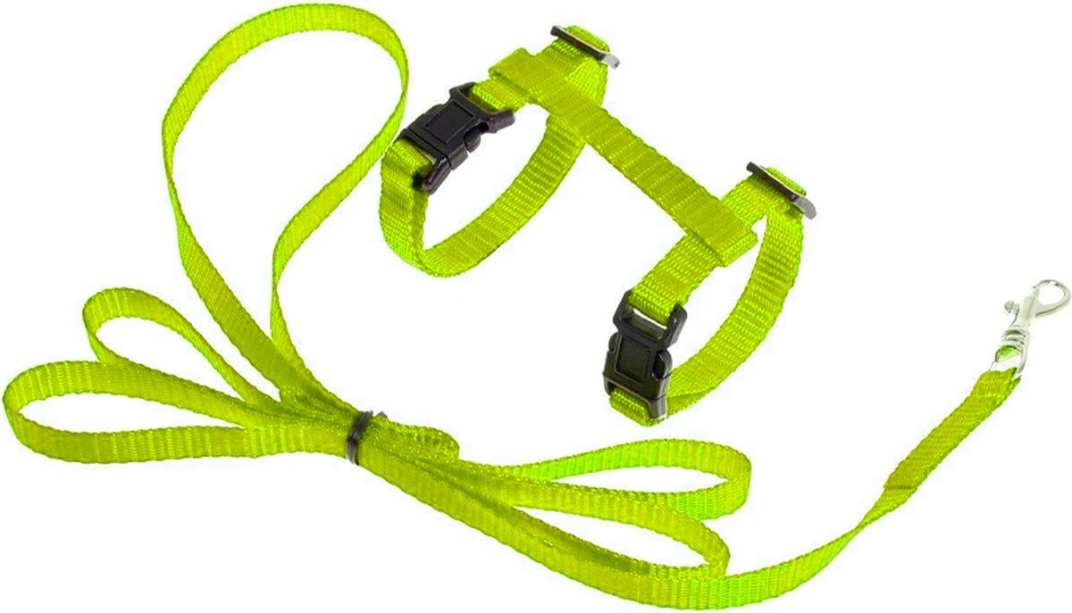 Kattentuigje Met Looplijn Kattenharnas Kittentuigje Kattenriem Met Looplijn Kat Kitten Tuigje Verstelbaar - Groen 1 Kattentuigje Met Looplijn Kattenharnas Kittentuigje Kattenriem Met Looplijn Kat Kitten Tuigje Verstelbaar - Groen