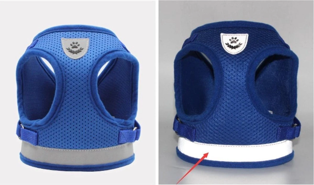 Merkloos Verstelbaar Kattentuigje Reflecterend - Kattenharnas - Kattentuig Met Looplijn - Blauw - Maat S 6 Merkloos Verstelbaar Kattentuigje Reflecterend - Kattenharnas - Kattentuig Met Looplijn - Blauw - Maat S - Afbeelding 6