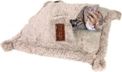 Happy Pet Hugs Snuggle Kattenslaapzak - Grijs - 50 X 50 Cm -Kattenbenodigdheden Winkel 1200x710