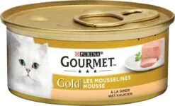 Gourmet Gold Mousse - Kattenvoer Natvoer - Met Tonijn, Lever, Kalkoen, Rund - 48 X 85 G -Kattenbenodigdheden Winkel 1200x731 1