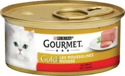Gourmet Gold Mousse - Kattenvoer Natvoer - Met Tonijn, Lever, Kalkoen, Rund - 48 X 85 G -Kattenbenodigdheden Winkel 1200x731 2