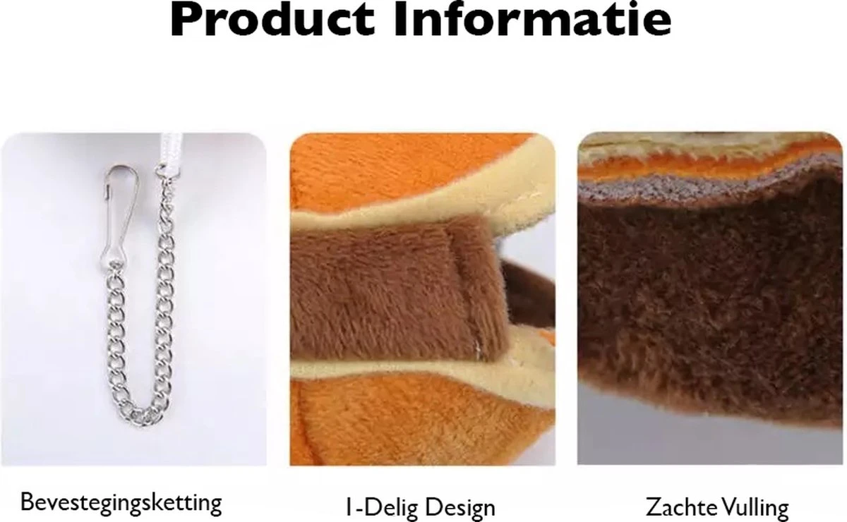 Premium Pluche Hamsterbedje Hamburger | Geschikt Voor In De Hamsterkooi | Hamster Speelgoed | Huisje | Kooi | Knuffel | Hangmat | Knaagdier | Knaagdieren | Knaagdierkooi | Knaagdierhuis | Rat | Rattenkooi | Hamster Bed 3 Premium Pluche Hamsterbedje Hamburger | Geschikt Voor In De Hamsterkooi | Hamster Speelgoed | Huisje | Kooi | Knuffel | Hangmat | Knaagdier | Knaagdieren | Knaagdierkooi | Knaagdierhuis | Rat | Rattenkooi | Hamster Bed - Afbeelding 3