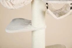 Krabpaal Plafondhoog Voor Grote Katten Maine Coon Tower Crown Crème Beige Van RHRQuality -Kattenbenodigdheden Winkel 1200x799 11