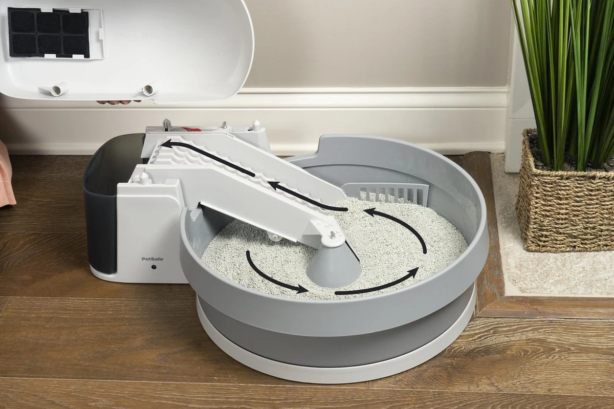 Zelfreinigende Kattenbak - PetSafe Simply Clean - Fluisterstil Met Koolstoffilter Tegen Geurtjes 3 Zelfreinigende Kattenbak - PetSafe Simply Clean - Fluisterstil Met Koolstoffilter Tegen Geurtjes - Afbeelding 3