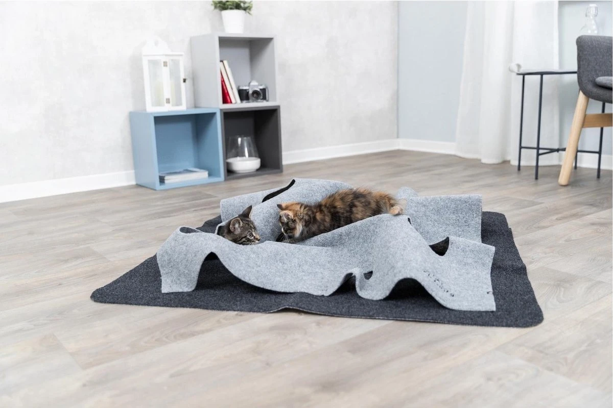 Trixie Cat Activity Adventure Carpet Grijs 99x99 Cm 14 Trixie Cat Activity Adventure Carpet Grijs 99x99 Cm - Afbeelding 14