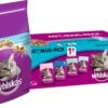 Whiskas Kattenvoeding Weekbundel Vis - Droogvoer + Natvoer - 7800g
