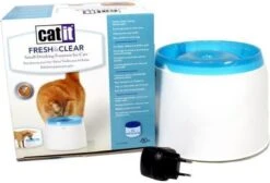 Catit Fresh And Clear - Drinkfontein Kat - Blauw /Wit - 2 L -Kattenbenodigdheden Winkel 1200x814 1