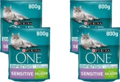 Purina One Sensitive - Kattenvoer - 4 X Kalkoen Rijst 800 G -Kattenbenodigdheden Winkel 1200x817 1
