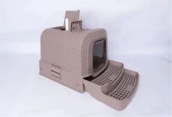 Adori Kattentoiltet Rattan Taupe - Kattenbakken - 69x42x41 Cm -Kattenbenodigdheden Winkel 1200x817 3