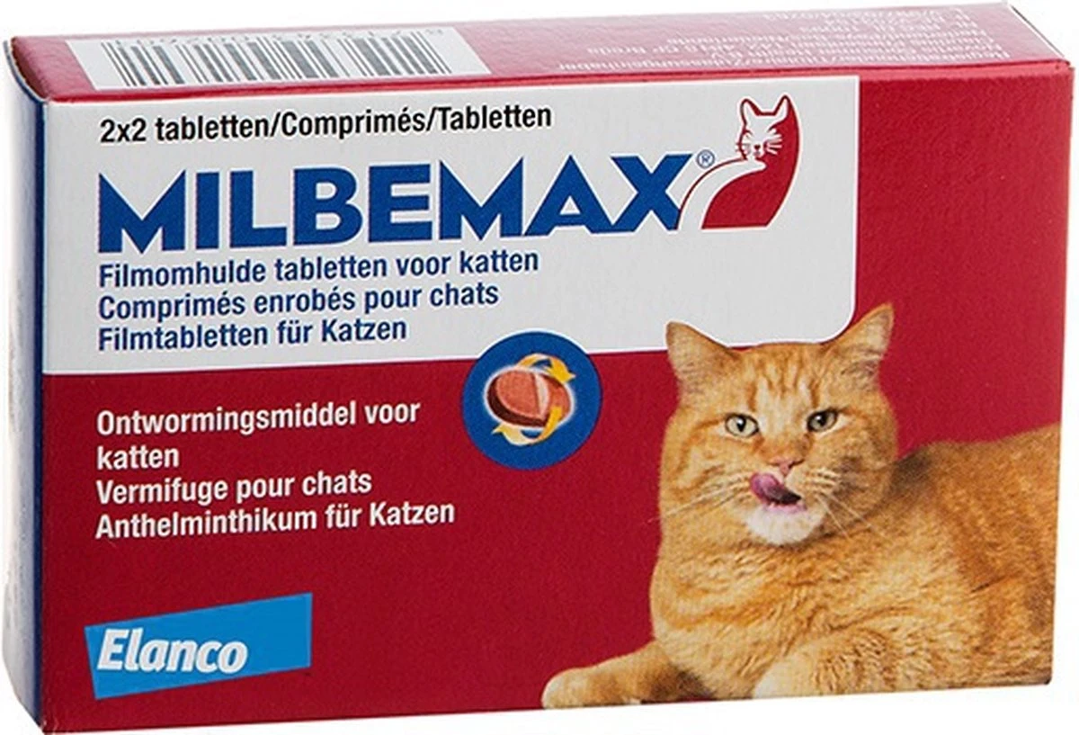 Milbemax Kat Groot - 1 ST à 2 X 2 TABL 5 Milbemax Kat Groot - 1 ST à 2 X 2 TABL - Afbeelding 5