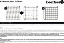 Beeztees - Kattennet - Voor Balkon - Transparant - 8x3 M -Kattenbenodigdheden Winkel 1200x818 1