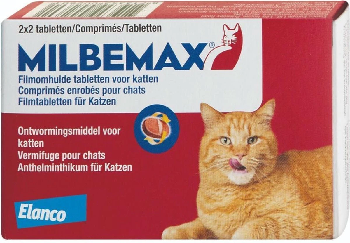 Milbemax Kat Groot - 1 ST à 2 X 2 TABL 3 Milbemax Kat Groot - 1 ST à 2 X 2 TABL - Afbeelding 3