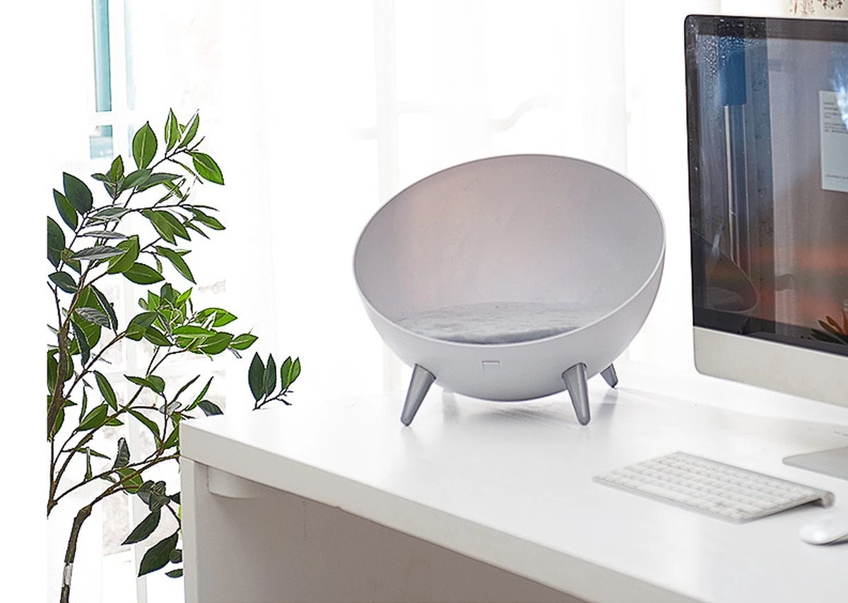 Cats&Co Hemisferische Designer Kattenstoel Kunststof Wit 4 Cats&Co Hemisferische Designer Kattenstoel Kunststof Wit - Afbeelding 4