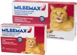 Milbemax Ontworming Tabletten Grote Kat 2 - 12 Kg 2 X 2 Tabletten -Kattenbenodigdheden Winkel 1200x860