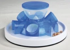 TRIXIE Kattenspeelgoed Tunnel Feeder Strategiespel - Blauw -Kattenbenodigdheden Winkel 1200x864 4