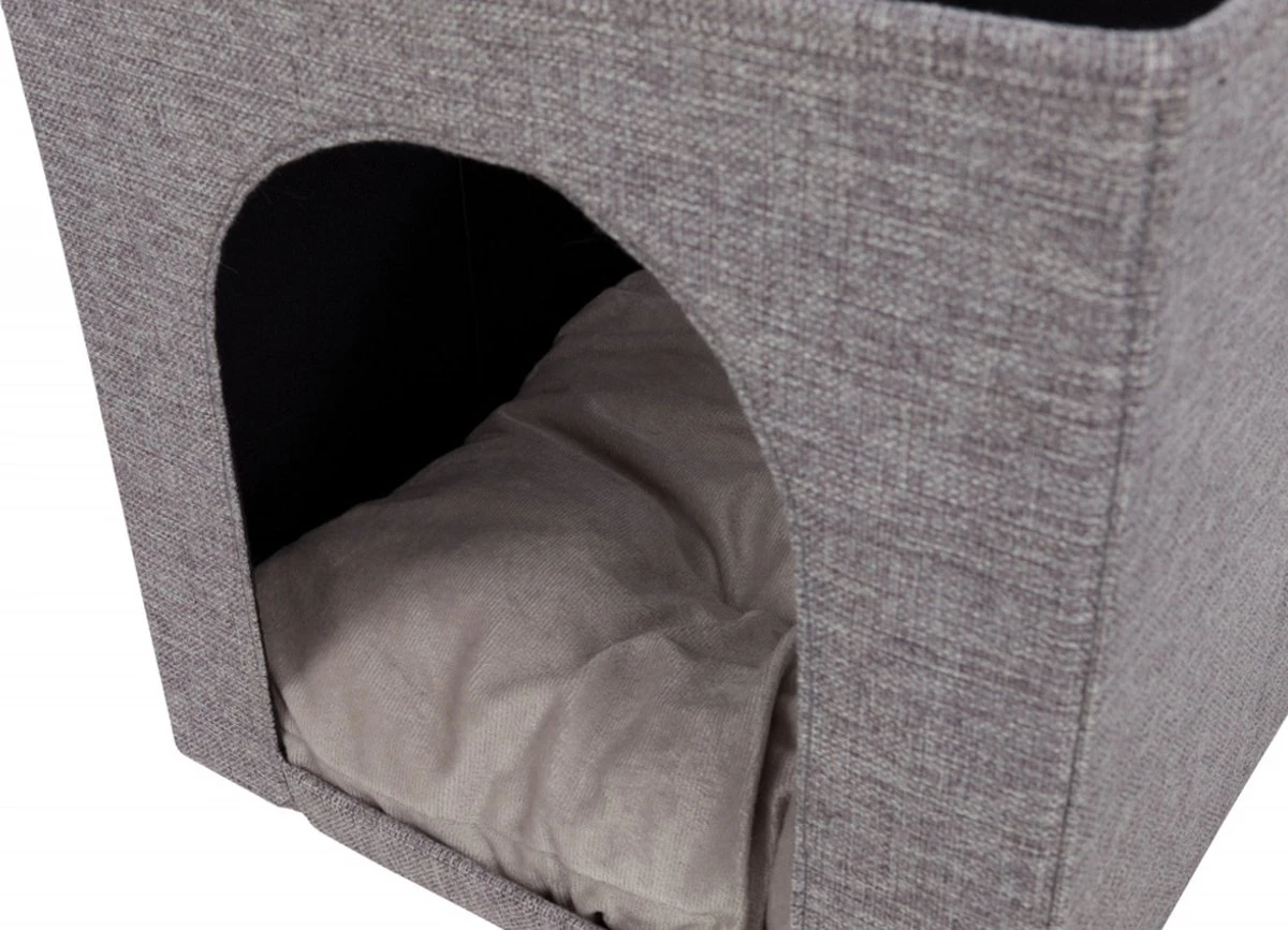 Trixie Kattenmand Iglo Ella Grijs - 33X33X37 CM 6 Trixie Kattenmand Iglo Ella Grijs - 33X33X37 CM - Afbeelding 6