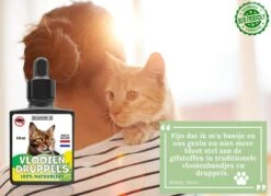 Natuurlijke Vlooiendruppels Voor Katten - Vanaf 4 Kg - 100% Natuurlijk - Vlooien - Zonder Giftige Pesticiden - 30 Ml - Speciale Formule Voor Katten - Vachtdruppels - Made In Holland -Kattenbenodigdheden Winkel 1200x872 1