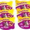 Whiskas Temptations 60 G - Kattensnack - 6 X Kip&Kaas