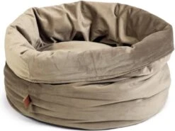 Designed By Lotte Kattenmand Fluweel Fluco Grijs 45 X 45 X 35 Cm -Kattenbenodigdheden Winkel 1200x897 1