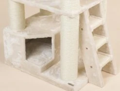 RHRQuality Corner Coon Krabpaal Voor Grote Katten - 60 X 56 X 151 Cm - Crème -Kattenbenodigdheden Winkel 1200x909 2