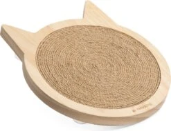 Navaris Houten Krabplank Voor Katten - Krabmat Van Hout En Sisal Voor Aan De Muur - In De Vorm Van Een Kattenkop - Te Bevestigen Met Zuignappen -Kattenbenodigdheden Winkel 1200x921 10