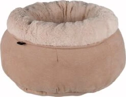 Trixie Kattenmand Elsie Velours Beige - 45 X 45 CM -Kattenbenodigdheden Winkel 1200x922 2