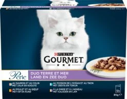Gourmet Perle - Kattenvoer Natvoer - Land & Zee Duo Met Kip En Rund - 48 X 85 Gram -Kattenbenodigdheden Winkel 1200x942 5