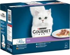 Gourmet Perle - Kattenvoer Natvoer - Land & Zee Duo Met Kip En Rund - 48 X 85 Gram -Kattenbenodigdheden Winkel 1200x942 6