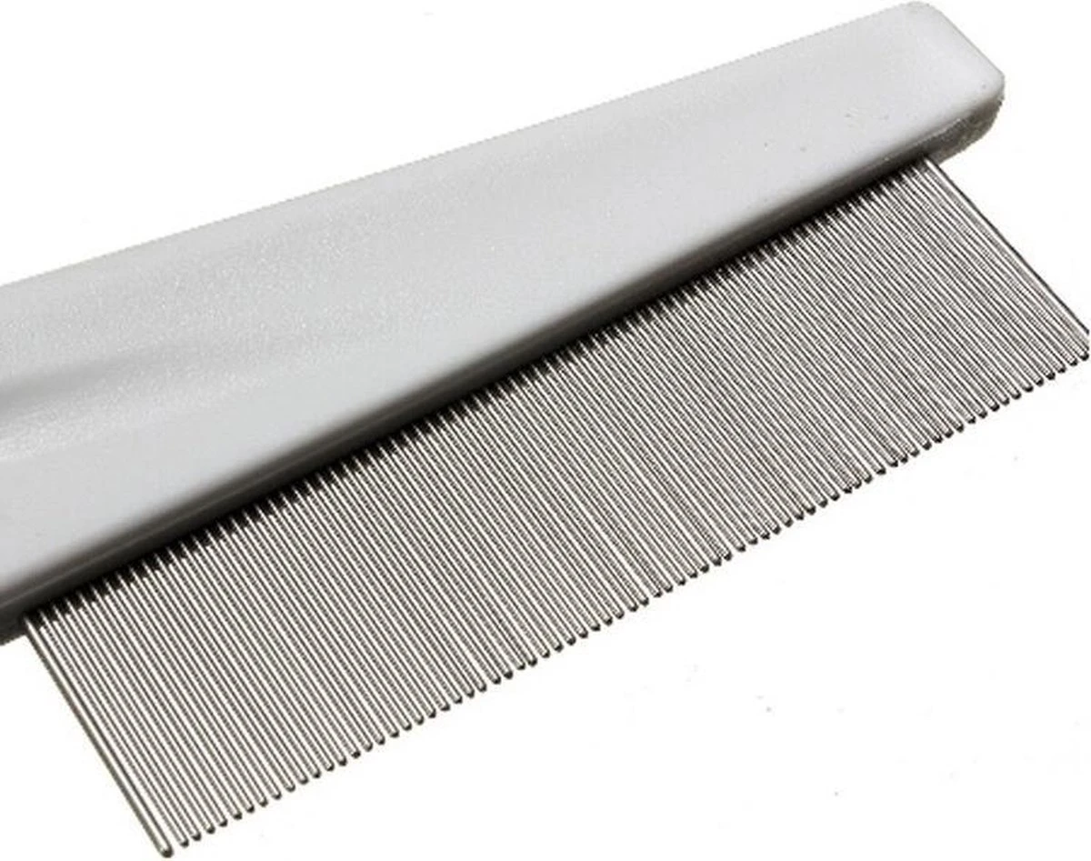 Merkloos Vlooienkam | Netenkam | Geschikt Voor Honden En Katten | 14cm | Wit 2 Merkloos Vlooienkam | Netenkam | Geschikt Voor Honden En Katten | 14cm | Wit - Afbeelding 2