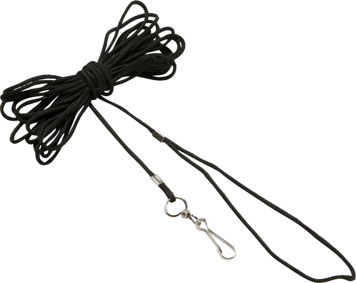 Adori Nylon Kattenaanleglijn - Dierenlijn - Zwart 1 Adori Nylon Kattenaanleglijn - Dierenlijn - Zwart