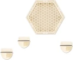 Navaris Katten Klimwand 4-delige Set - Katten Klimmuur Voor Binnenshuis - Kattenmeubel Met Wandmontage - Met Drie Plankjes Voor Meer Klimplezier -Kattenbenodigdheden Winkel 1200x979 3