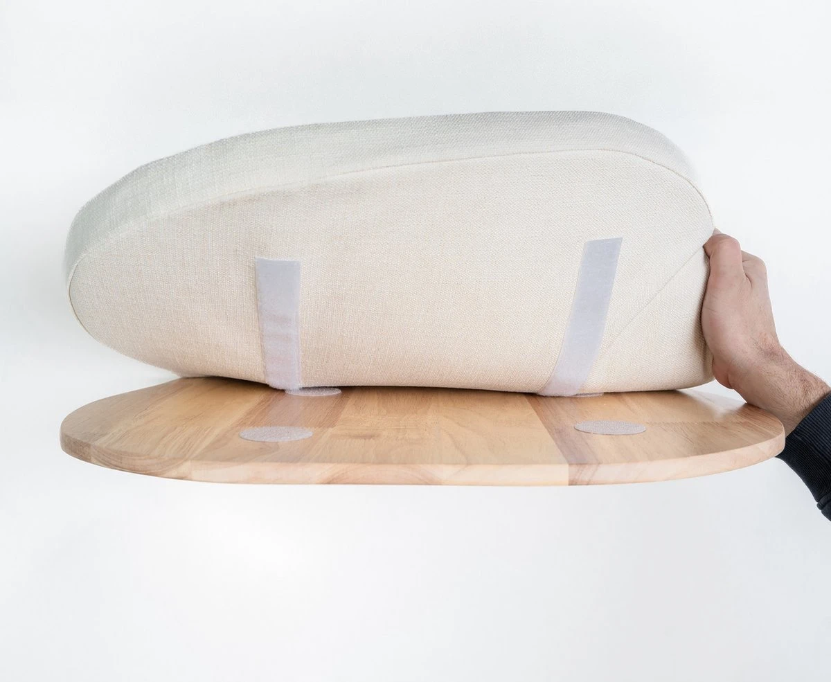 RHRQuality Wandmeubel Wandmontage Klimmuur Kat 53 X 43cm Luxe Kattenbed Creme Wand Muur Krabpaal Katten Muurbevestiging 6 RHRQuality Wandmeubel Wandmontage Klimmuur Kat 53 X 43cm Luxe Kattenbed Creme Wand Muur Krabpaal Katten Muurbevestiging - Afbeelding 6