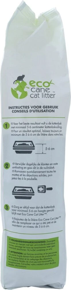 Eco Cane Kattenbakvulling 3,28kg -Kattenbenodigdheden Winkel 295x1200