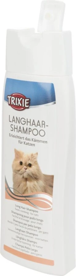 Kattenshampoo Langhaar - Trixie - Shampoo Kat - 250 Ml - Tegen Klitten - Geurende Shampoo -Kattenbenodigdheden Winkel 334x1200