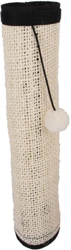 Merkloos Krabmat Voor Katten - Wit / Grijs - 117 X 23 Cm - Bankbeschermer - Krabplank Met Speelbal - Krab Lounge Voor Katten Krabplank - Krabtapijt Voor Kat -Kattenbenodigdheden Winkel 344x1200