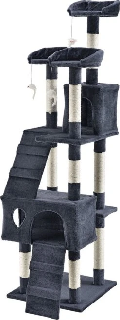 Merkloos Katten Krabpaal - Amy - Donkergrijs