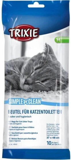 Trixie Kattenbakzak Simple'n'Clean L 10 Stuks -Kattenbenodigdheden Winkel 537x1200
