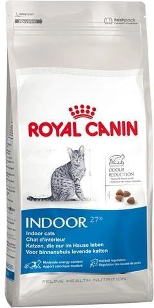 Royal Canin Indoor 27 - Kattenvoer - 4 Kg 6 Royal Canin Indoor 27 - Kattenvoer - 4 Kg - Afbeelding 6