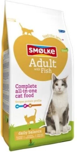 Smolke Adult Fish & Rice 4 Kg - Kat 35 Smolke Adult Fish & Rice 4 Kg - Kat -Kattenbenodigdheden Winkel 612x1200