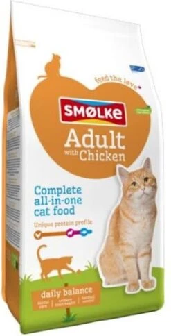 Smolke Adult Chicken & Rice 10 Kg - Kat -Kattenbenodigdheden Winkel 613x1200