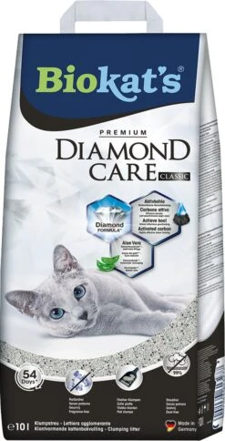 Biokat's Diamond Care Classic - 10 L - Kattenbakvulling - Klontvormend - Zonder Geur - Aktieve Kool -Kattenbenodigdheden Winkel 613x1200 3
