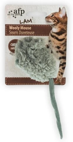 All For Paws Catnip Wooly Mouse -Kattenbenodigdheden Winkel 617x1200