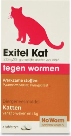 Exitel No Worm Ontwormingsmiddel - Kat 2 Tabl -Kattenbenodigdheden Winkel 634x1200 2