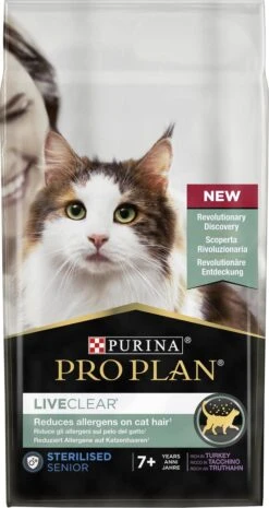 Pro Plan Senior LiveClear Katten Droogvoer - Kalkoen - 1,4 Kg -Kattenbenodigdheden Winkel 638x1200 2